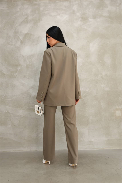 Wholesale Womens Khaki Two-Piece Suit 