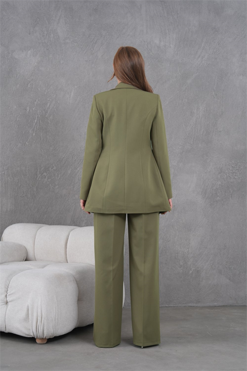 Wholesale Womens Khaki Two-Piece Suit 