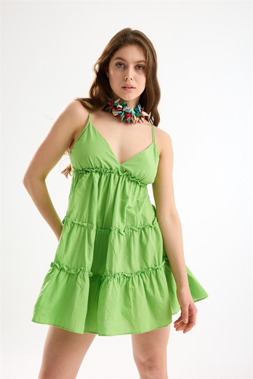 Wholesale Womens Light Green Beach Cover-Up Dress