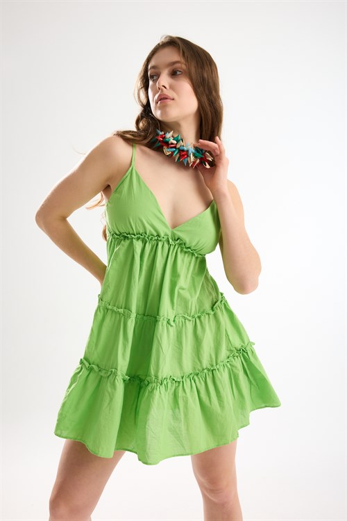 Wholesale Womens Light Green Beach Cover-Up Dress