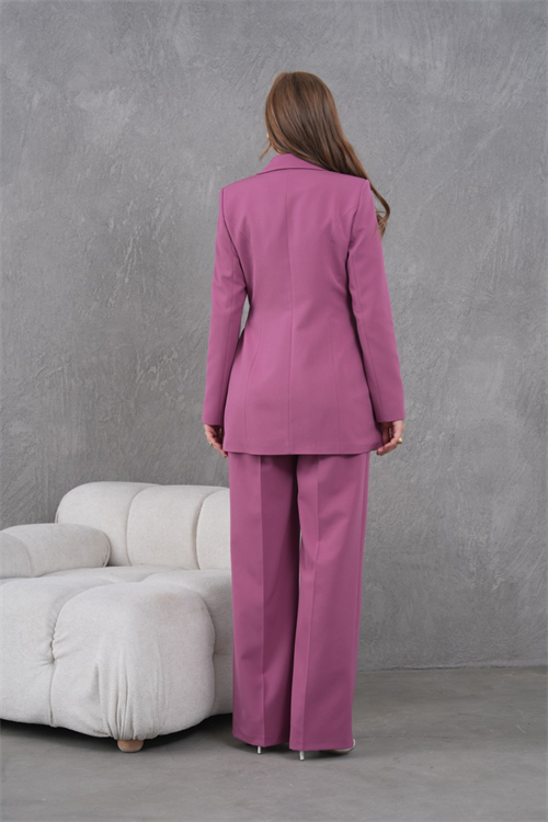 Wholesale Womens Lilac Plus Size Two-Piece Suit 