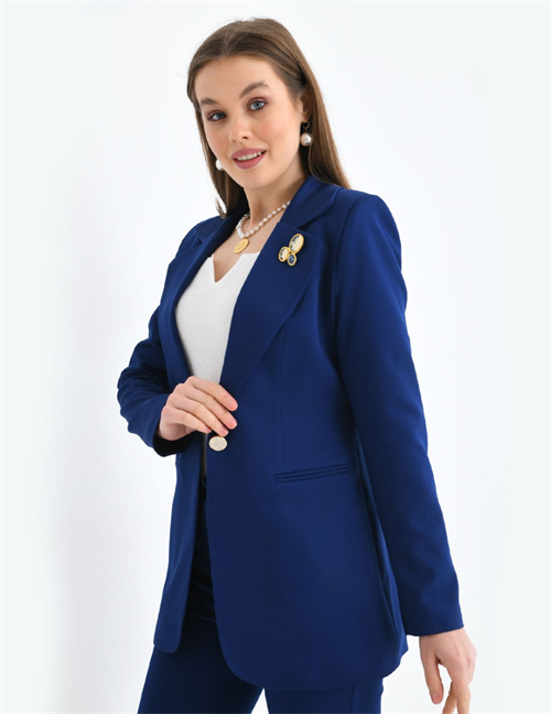 Wholesale Womens Midnight Blue Two-Piece Suit 