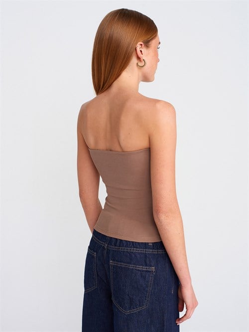 Wholesale Womens Mink Strapless Top