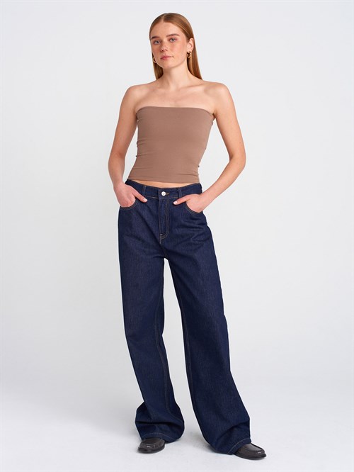 Wholesale Womens Mink Strapless Top