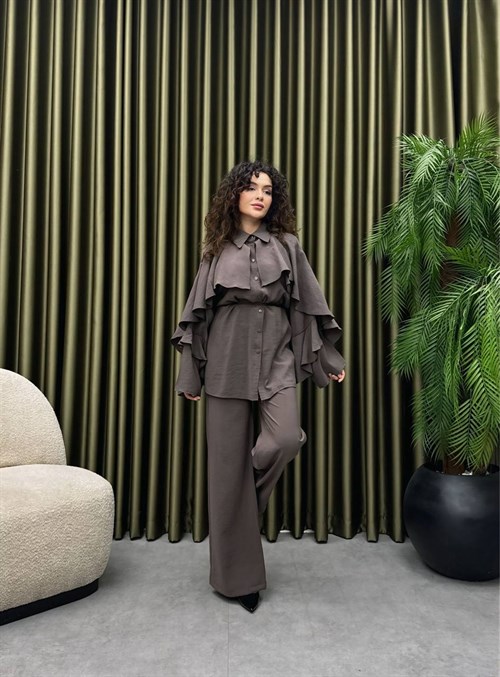 Wholesale Womens Mink Two-Piece Hijab Set