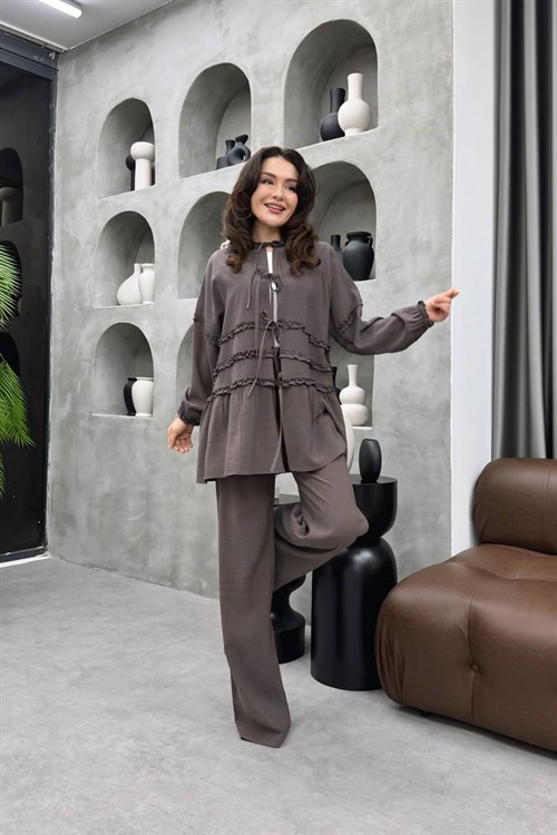 Wholesale Womens Mink Two-Piece Hijab Set