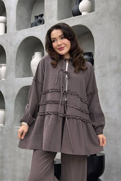 Wholesale Womens Mink Two-Piece Hijab Set