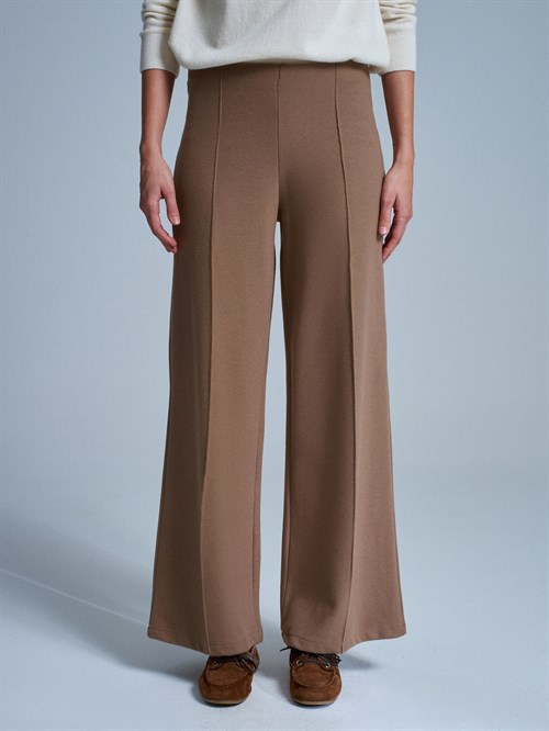 Wholesale Womens Mink Wide Leg Trousers