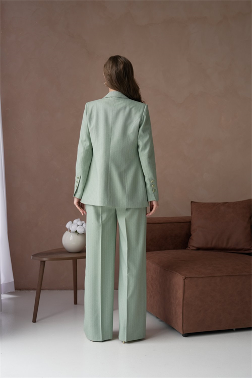 Wholesale Womens Mint Plus Size Two-Piece Suit 