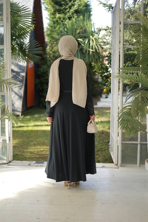 Wholesale Womens Navy Maxi Hijab Dress
