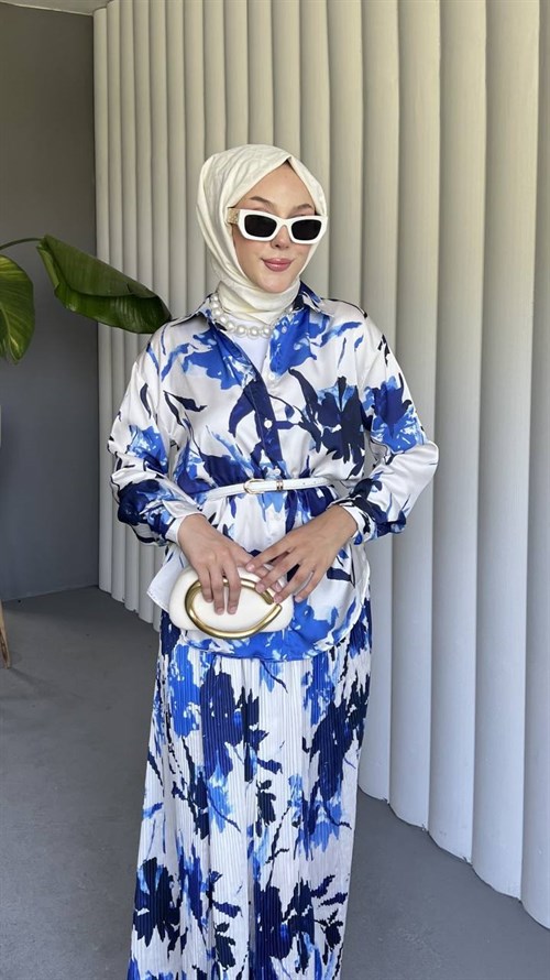 Wholesale Womens Navy Maxi Hijab Dress