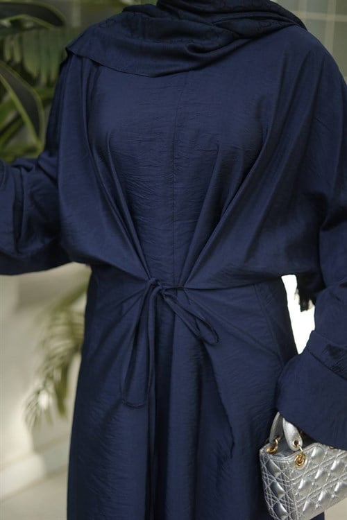 Wholesale Womens Navy Maxi Hijab Dress
