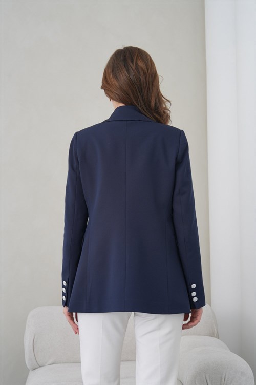 Wholesale Womens Navy Plus Size Blazer