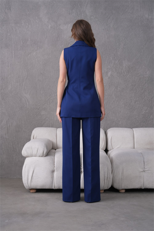 Wholesale Womens Navy Two-Piece Suit 