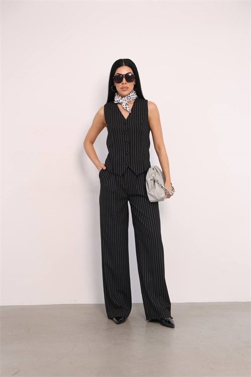 Wholesale Womens Navy Two-Piece Suit 