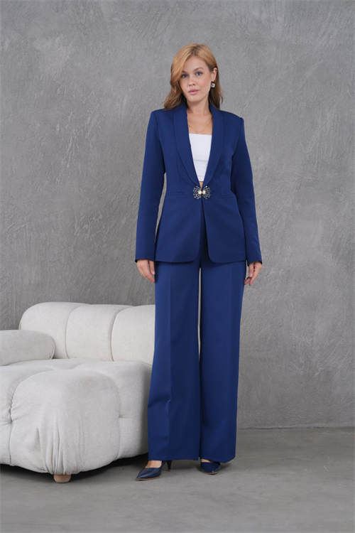 Wholesale Womens Navy Two-Piece Suit 