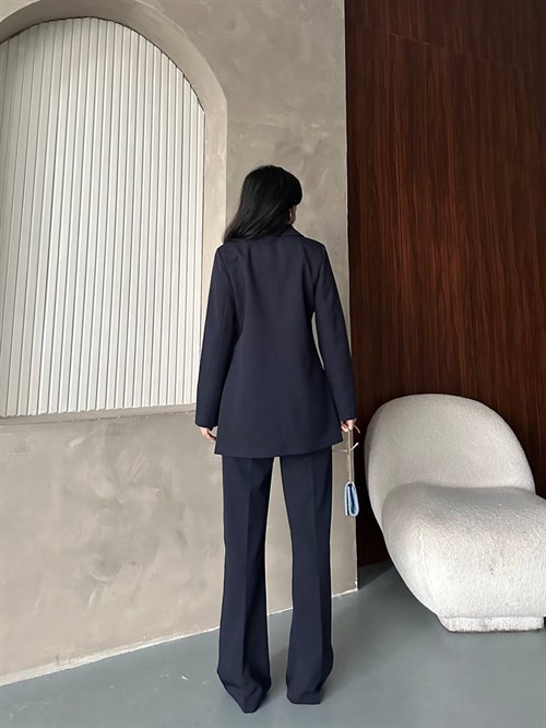 Wholesale Womens Navy Two-Piece Suit 