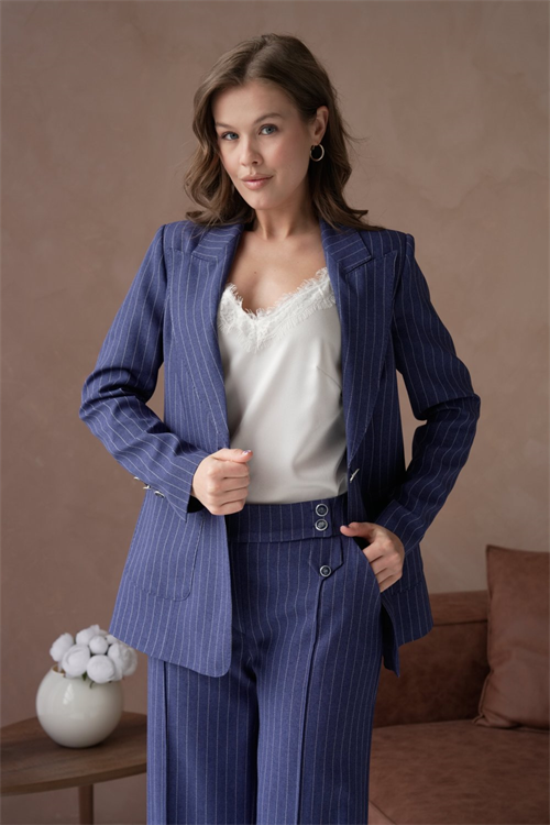 Wholesale Womens Navy Two-Piece Suit 