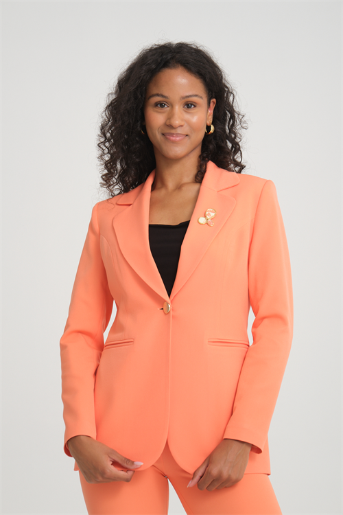 Wholesale Womens Ochre Plus Size Two-Piece Suit 