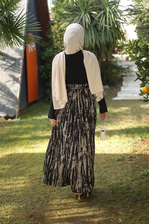 Wholesale Womens Old Gold Maxi Hijab Dress