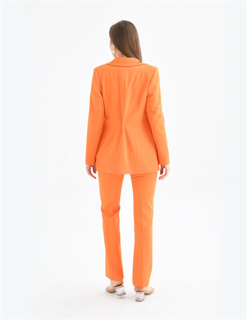 Wholesale Womens Orange Plus Size Two-Piece Suit 