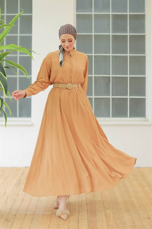 Wholesale Womens Orange Skirt Set