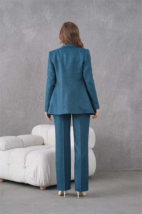 Wholesale Womens Petrol Two-Piece Suit 