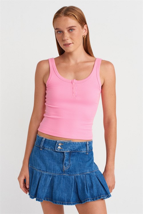 Wholesale Womens Pink Modal Cotton Tank Top