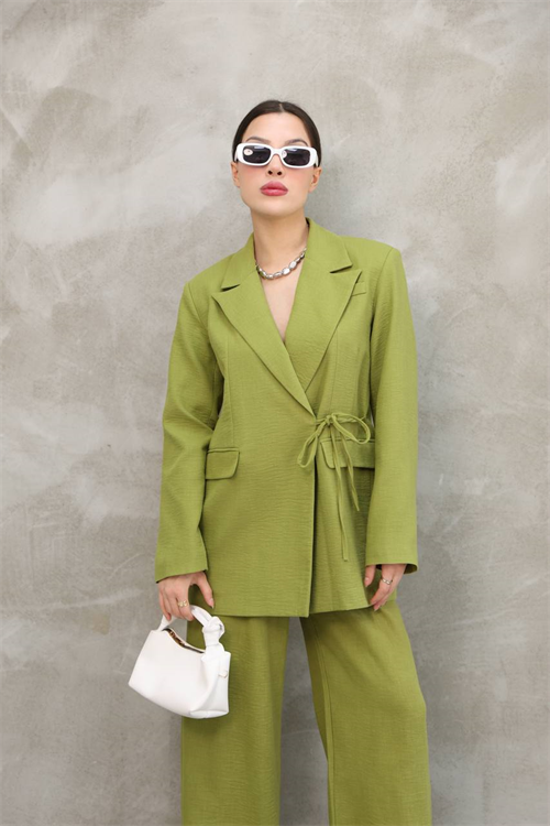 Wholesale Womens Pistachio Two-Piece Suit 