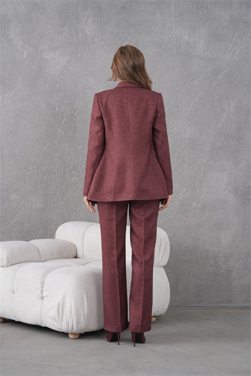 Wholesale Womens Plum Two-Piece Suit 