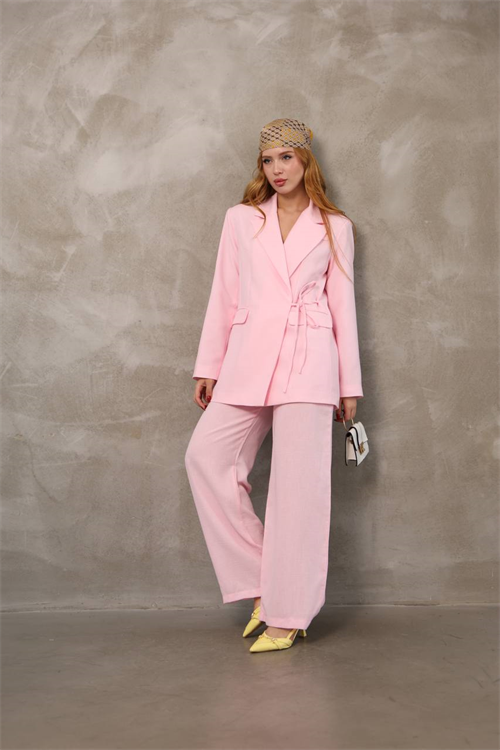 Wholesale Womens Powder Two-Piece Suit 