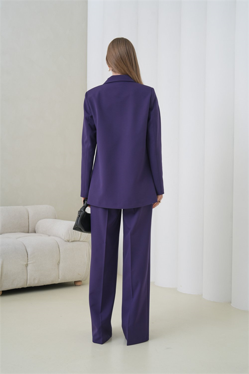 Wholesale Womens Purple Two-Piece Suit 