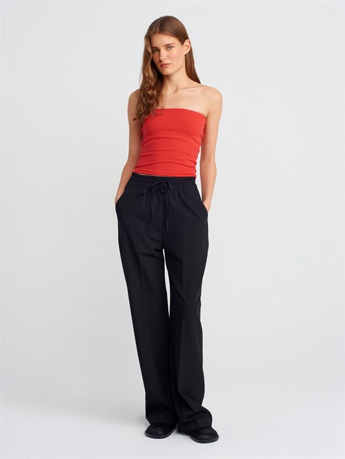 Wholesale Womens Red Strapless Top