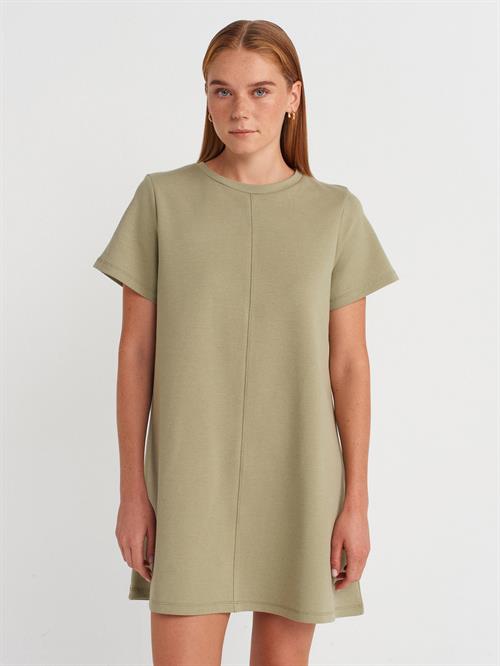 Wholesale Womens Sage Short-Sleeve Mini Dress