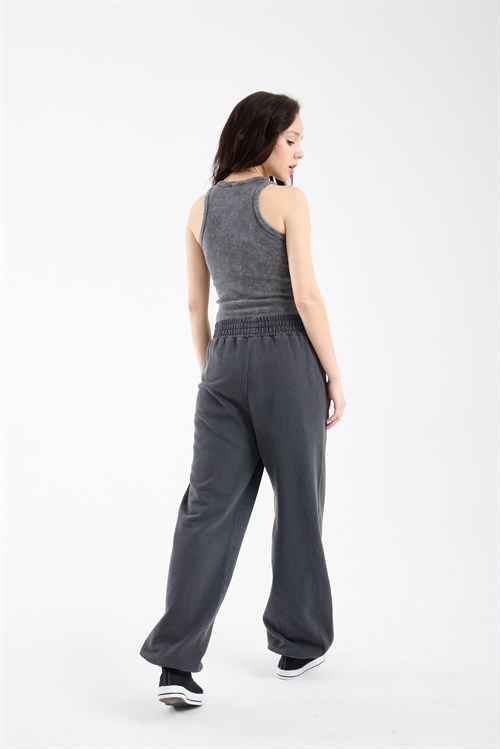 Wholesale Womens Smoke Gray Jogger Sweatpants