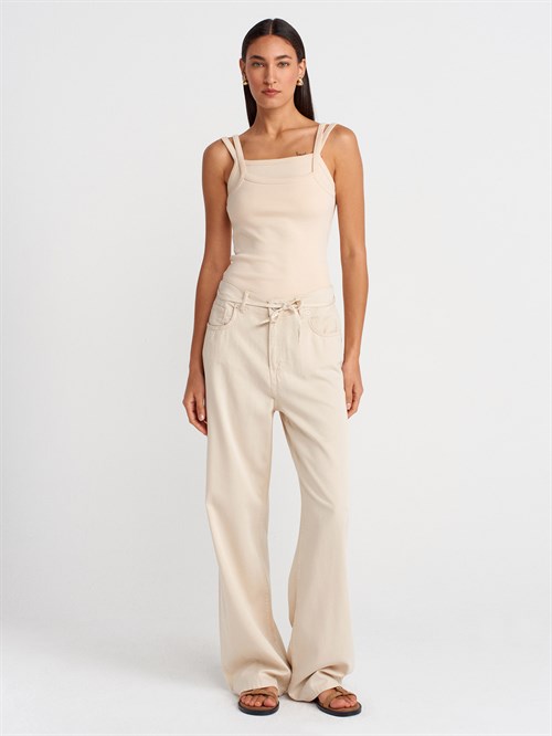 Wholesale Womens Stone Double Straps Tank Top