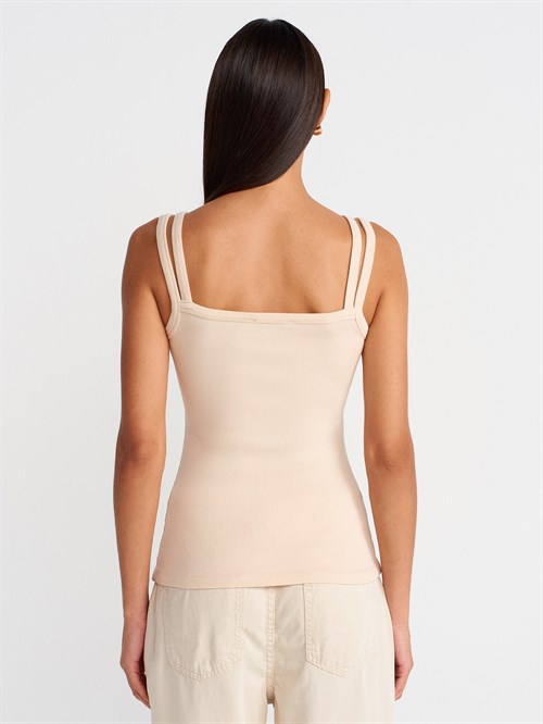 Wholesale Womens Stone Double Straps Tank Top
