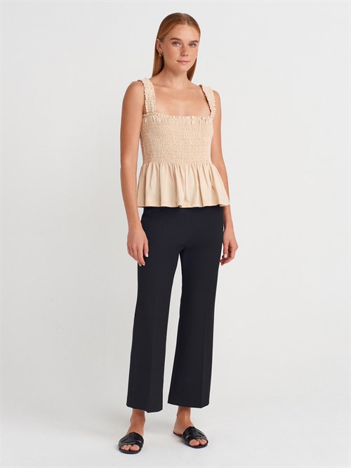 Wholesale Womens Stone Shirred Strappy Blouse