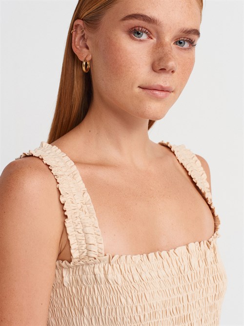 Wholesale Womens Stone Shirred Strappy Blouse