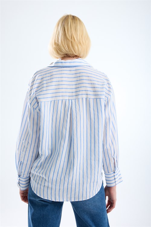 Wholesale Womens Striped Shirt