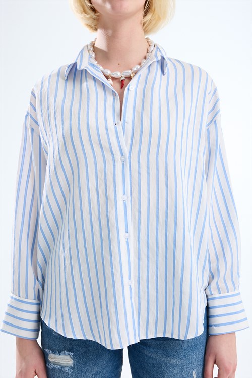 Wholesale Womens Striped Shirt