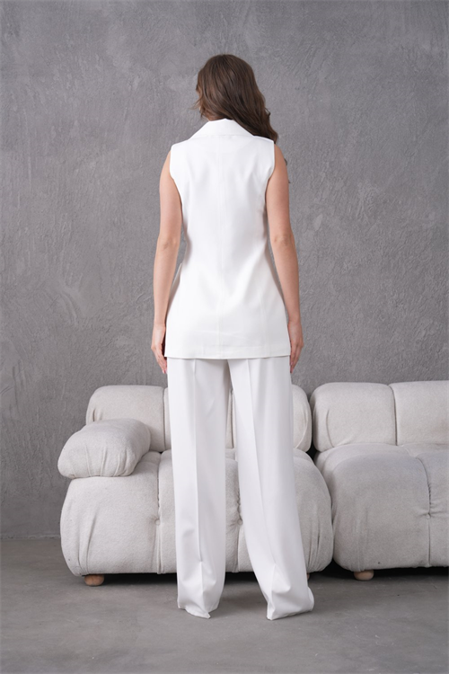 Wholesale Womens White Two-Piece Suit 