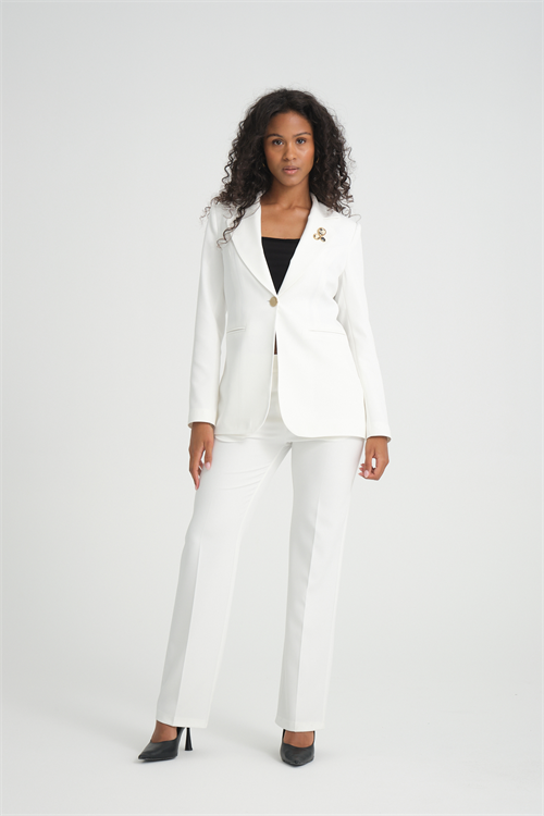 Wholesale Womens White Two-Piece Suit 
