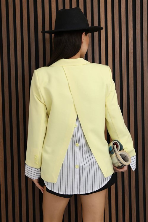 Wholesale Womens Yellow Blazer