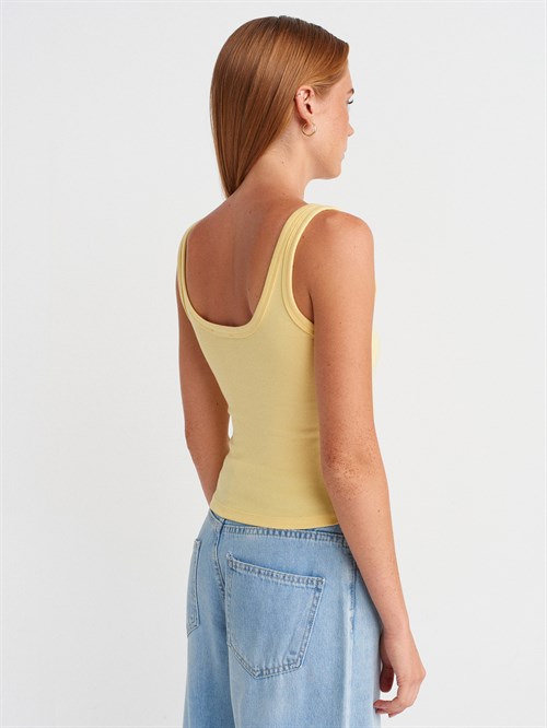 Wholesale Womens Yellow Modal Cotton Tank Top