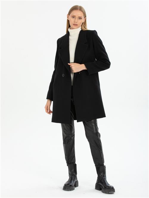 Women coat wholesale Black color
