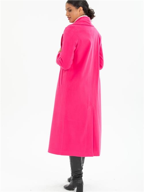 Women coat wholesale Fucshia color