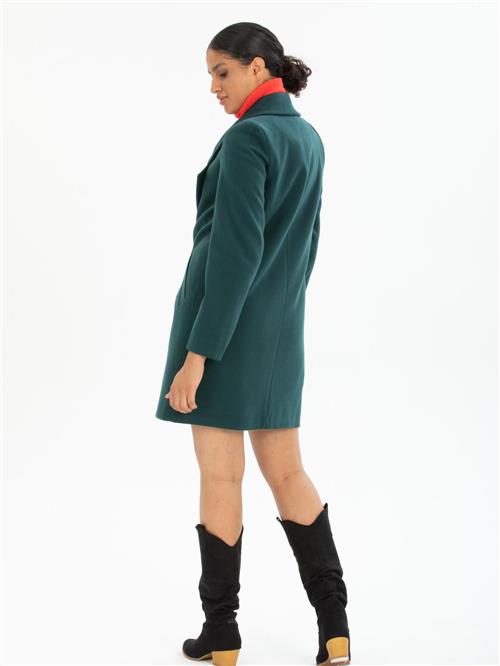 Women coat wholesale Petrol color