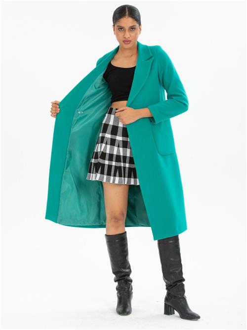 Women coat wholesale Petrol color