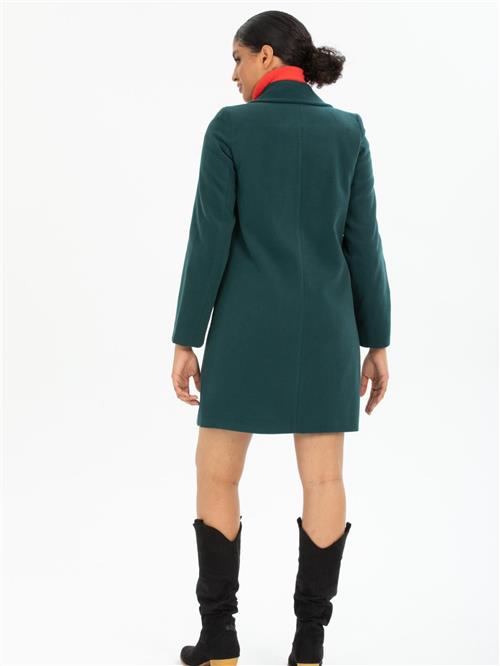 Women coat wholesale Petrol color